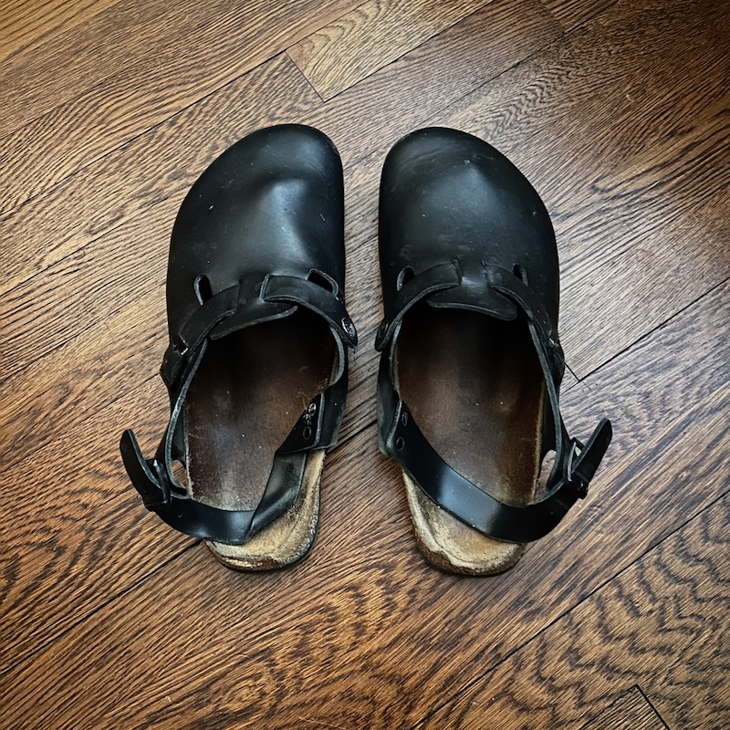 James's shoes